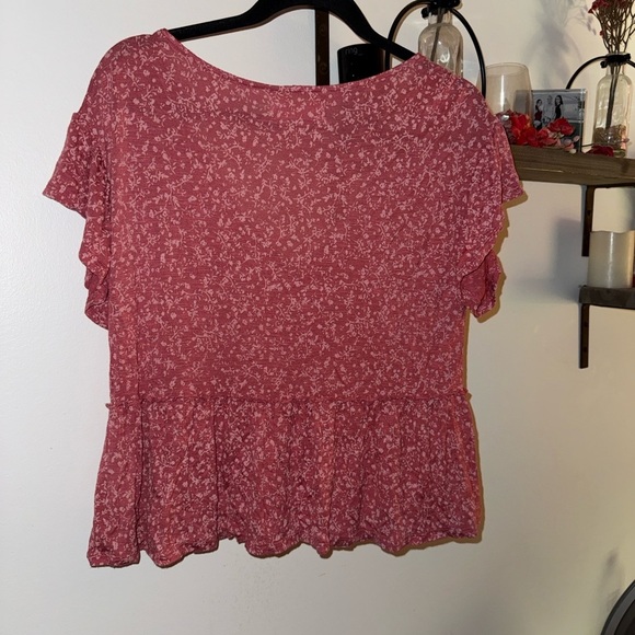 Lucky Brand Rose Pink Tee - Picture 4 of 4